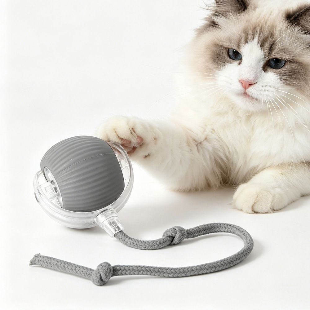 Smart Interactive Rolling Pet Ball Toy for Cats & Dogs, Automatic Moving Electric Cat Ball