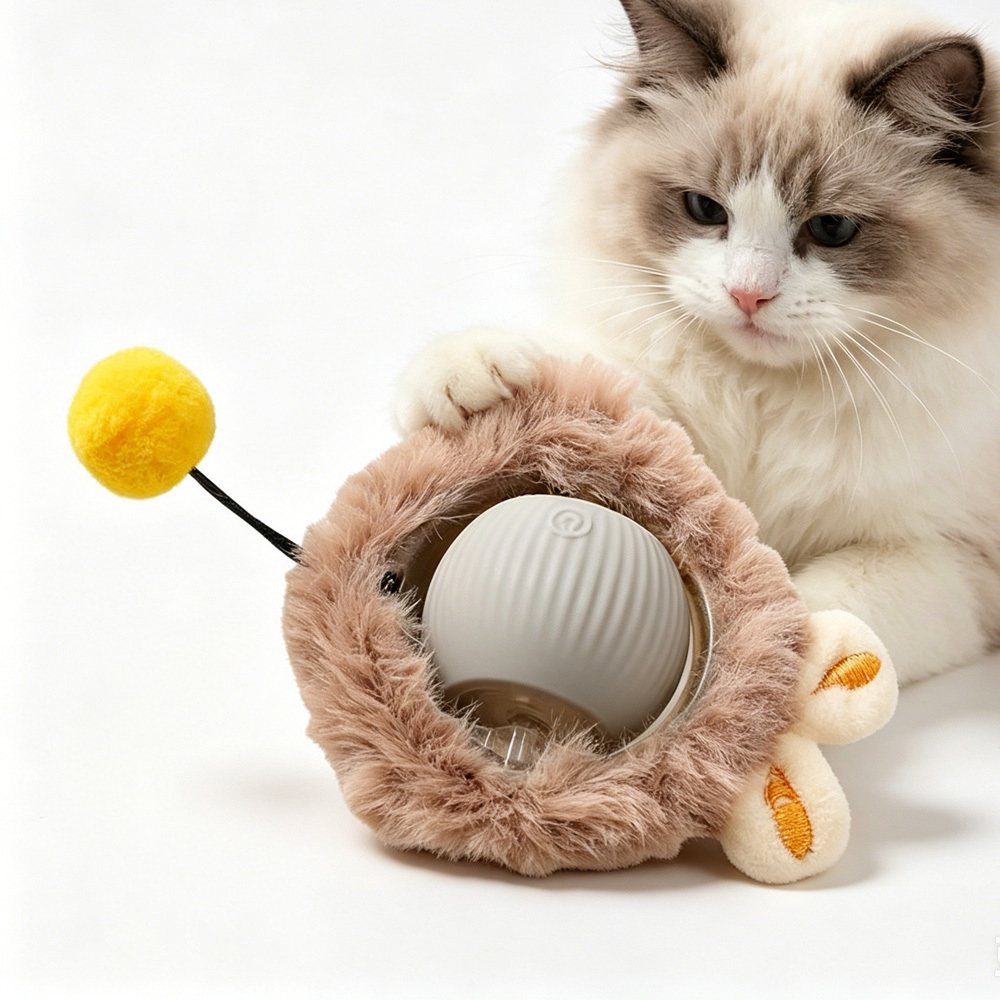 Smart Interactive Rolling Pet Ball for Dogs & Cats